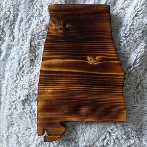 Hand Cut Wooden Alabama Wall Decor
